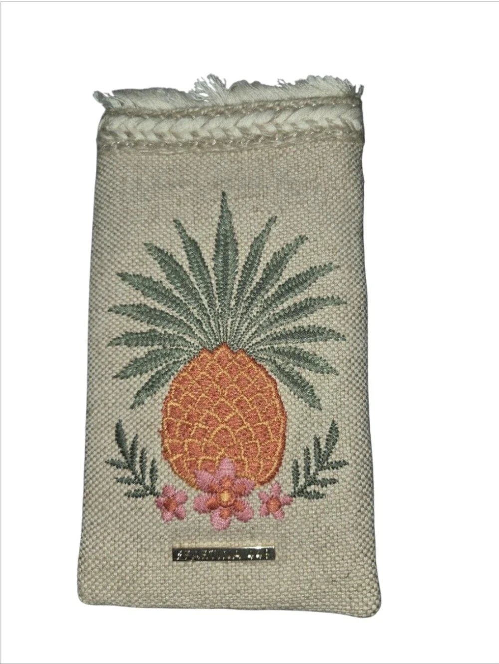 Spartina 449 Embroidered Sunglass Case Alljoy Landing Pineapple